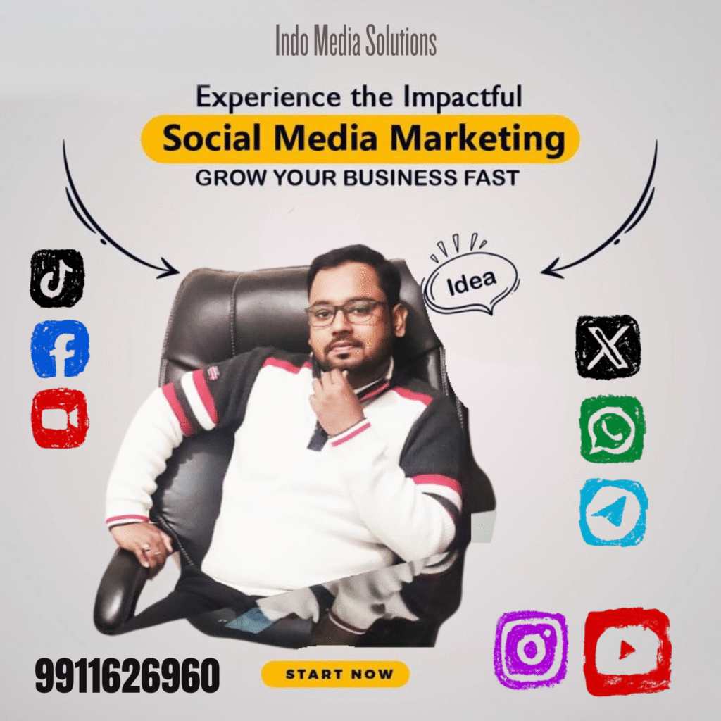 🚀 Social Media Marketing: Indo Media Solutions के साथ Digital Growth की नई ऊँचाइयाँ